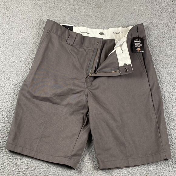 Dickies Flex Work Short Relaxed Fit Men's 38 Gray Workwear Utility New - Picture 1 of 13